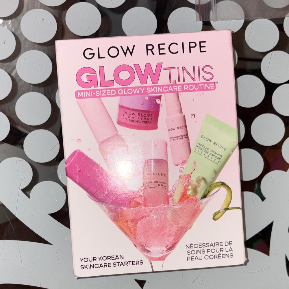 Glow Recipe Mini Skincare Set — Pink & Green Accents